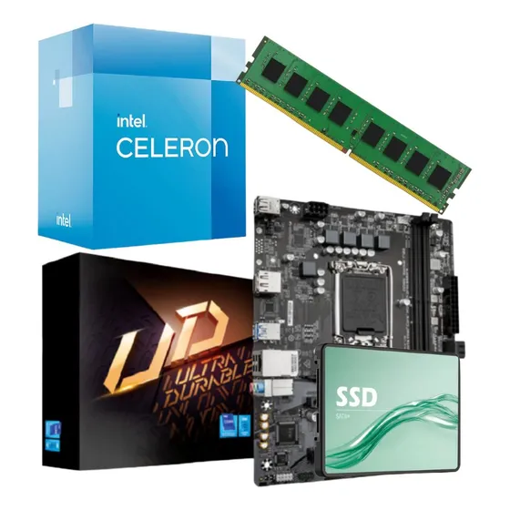 Combo Ecovision Intel Celeron G6900 + 16gb + 240gb
