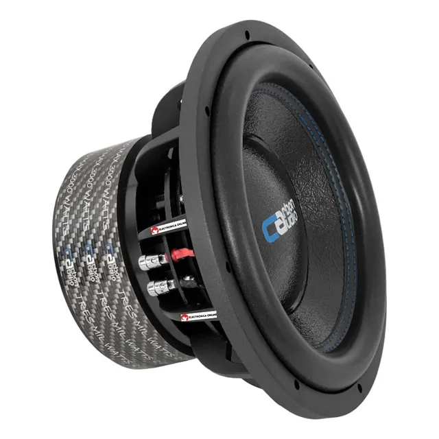 Sub Woofer De Competencia 12 Carbon Audio 3000w Doble Bobina