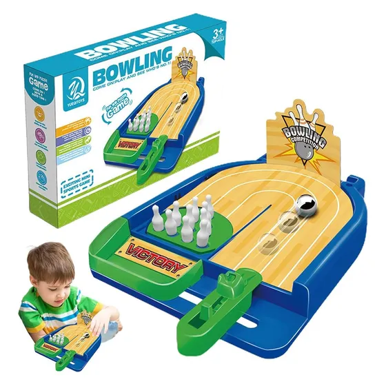 Mini Bowling Juego De Mesa Para Niños Cod M028