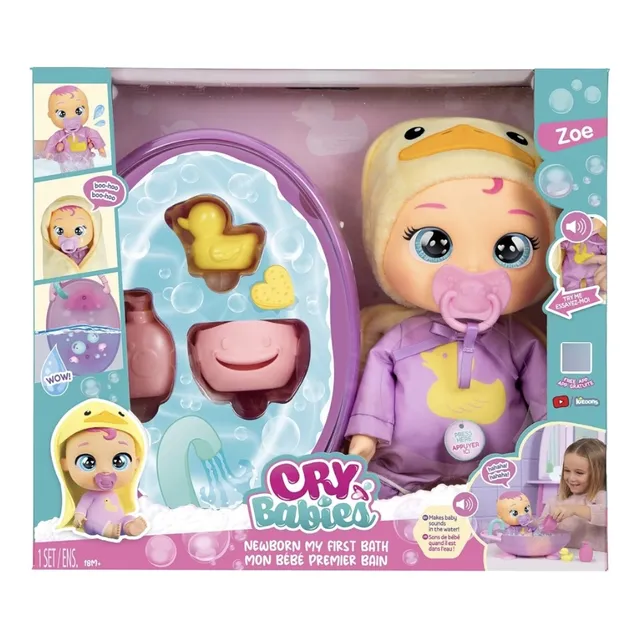 Cry Babies Zoe Mi Primer Baño Accesorios Y Bañera