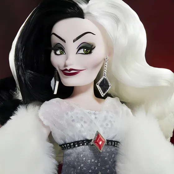 Muñeca Cruella De Vil Style Series F3263 de Disney Villains