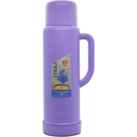 Termo Terra Pastel Lumilagro Chico 680ml Pettish Online Cg