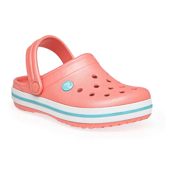 Zueco Crocs Crocband Niña Rosa/celeste Solo Deportes