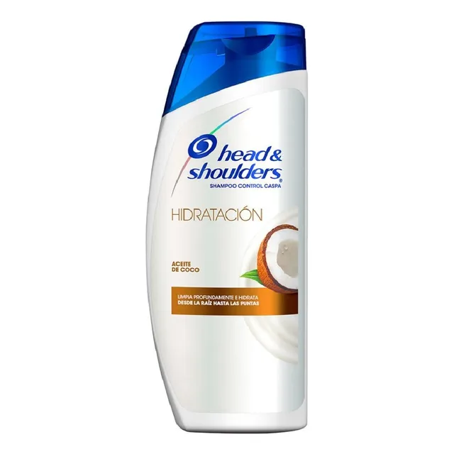 Shampoo H&s Hidratación Aceite De Coco Control Caspa 650 Ml