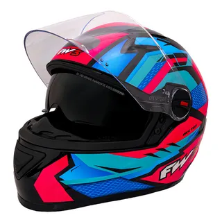 Fw3 Gtx Fox Capacete Moto Fechado Tamanho Do Capacete 58 Cor Rosa E Azul Fw3 Gtx Fox Capacete Moto Fechado Tamanho Do Capacete 58 Cor Rosa E Azul