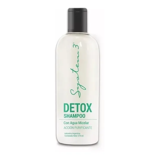 Shampoo Limpieza Profunda Con Agua Micelar System3 375ml
