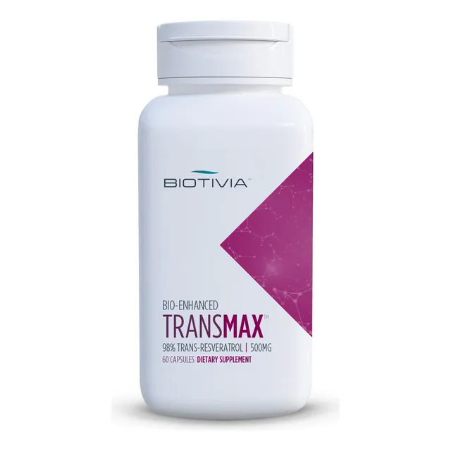 Suplemento Biotivia Transmax Trans-resveratrol 500 Mg 60 Cáp