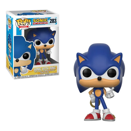 Funko Pop Juegos: Sonic With Ring - 283