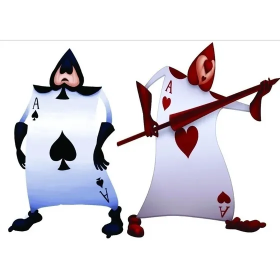 2 Displays De Chão Cartas Alice País Das Maravilhas 2 Peç