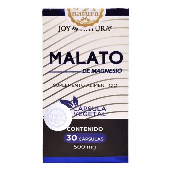 Malato Magnesio 30 Capsulas Joy Natura Sabor Sin Sabor