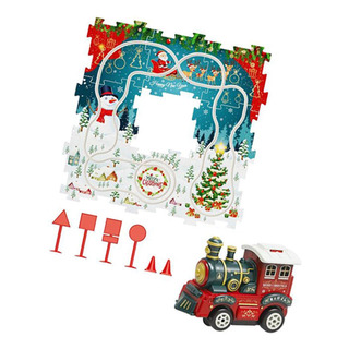 Juego De Rompecabezas De Tren Navideño, Juego 15 Piezas Juego De Rompecabezas De Tren Navideño, Juego 15 Piezas