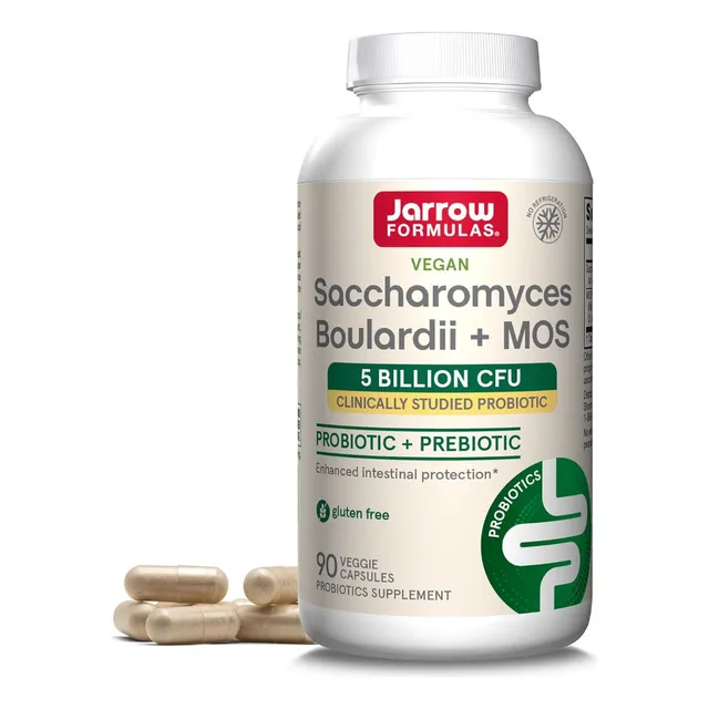 Saccharomyces Boulardii 5 Billion Jarrow Formulas 90 Cápsula Sin Sabor