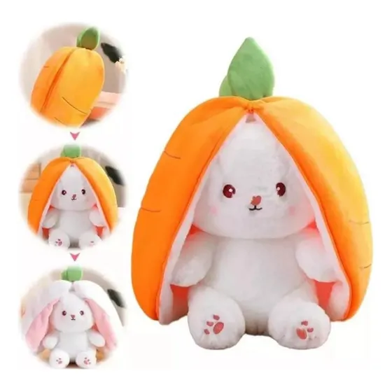 Peluche Conejito Zanahoria Que Respira Y Calma Ansiedad