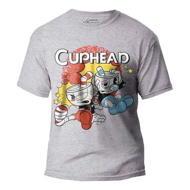 Playera Cuphead 10 Cup Head Mugman