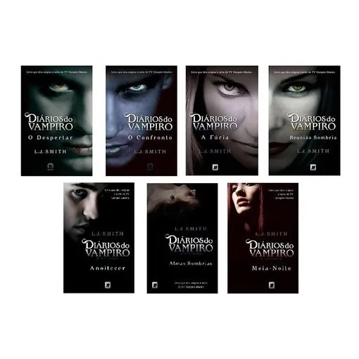 Kit 7  Livros - Coleção Diários Do Vampiro 