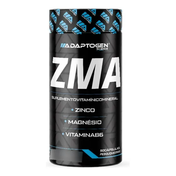 Zma 90 Caps Adaptogen - Massa Muscular + Testosterona