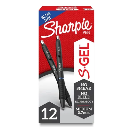 Lapiceras Ballpoint Sharpie Set 12 U Blue