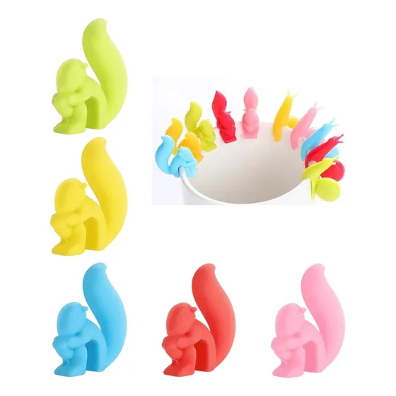 Soporte Para Bolsas De Te Varios Colores Pack De 5