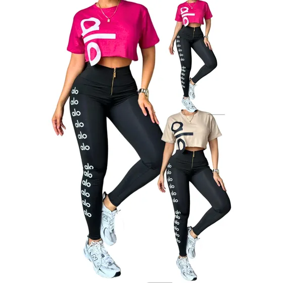 Licra Leggins Conjunto Deportivo Ropa Para Dama