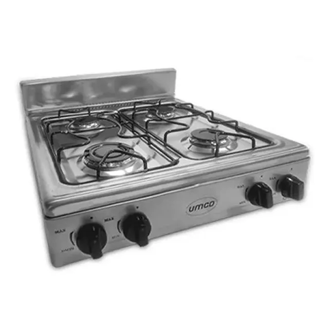 Cocineta A Gas 4 Quemadores Umco Acero Inoxidable Osaka