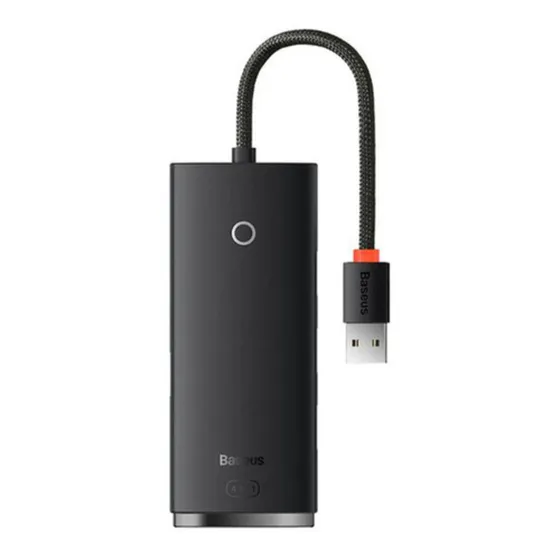 Baseus HUB USB-C 4 puertos USB 3.0 y USB-C transferencia de datos rápida y eficiente diseño compacto y compatible con Windows, Apple OS, Linux, Vista