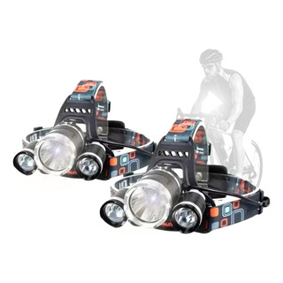 Kit 2 Lanterna Cabeça Led T6 Cree 5000 Lumens Ipx5 P/ D'ågua Kit 2 Lanterna Cabeça Led T6 Cree 5000 Lumens Ipx5 P/ D'ågua