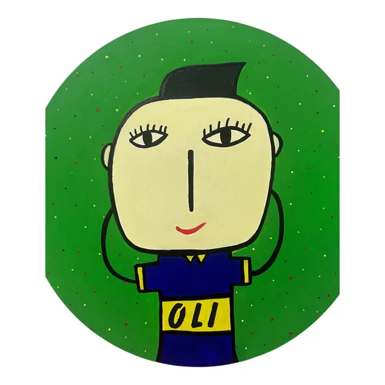 Cuadro Estilo Milo Locket Hincha De Fútbol Personalizados