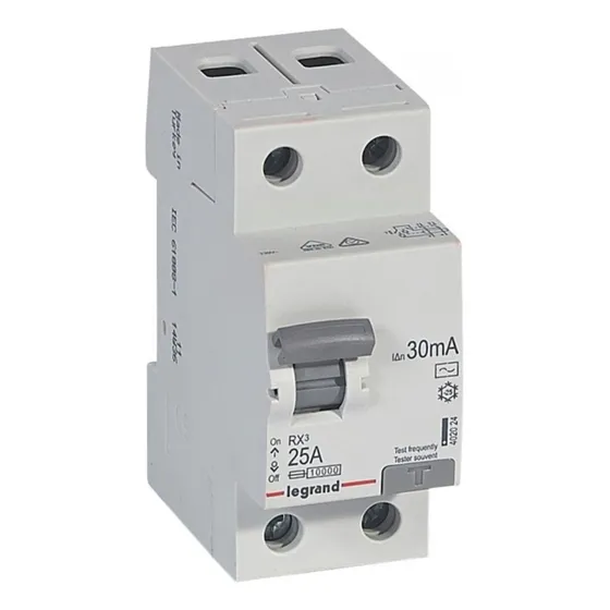 Int Diferencial 2x25a Ac 30ma Rx3 Legrand
