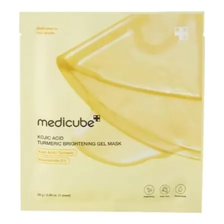 Medicube - Mascarilla en gel iluminadora con ácido kójico y cúrcuma para piel normal