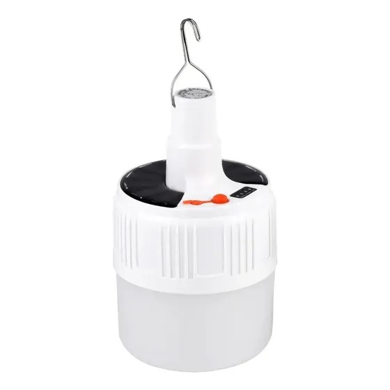 Bombillo Led Recargable Panel Solar 20w Lampara