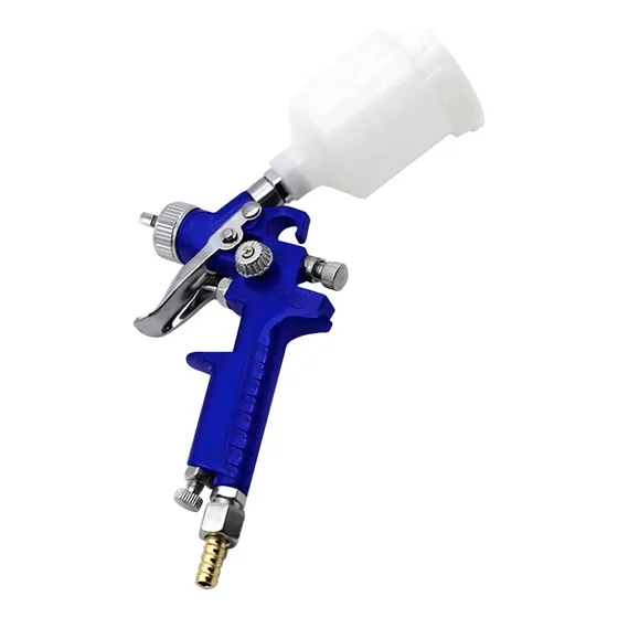 Pistola Pintor Auto Soplete Retoques Mini Hvlp Pico 1.0mm