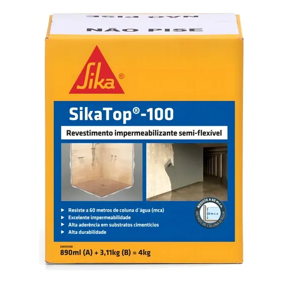 Impermeabilizante Sikatop 100 4kg Sika