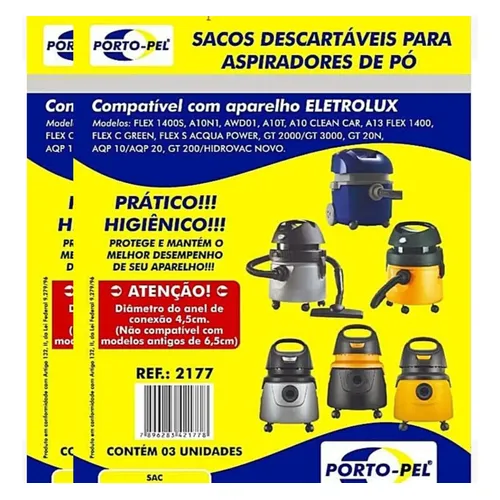 PakTrade 20 Sacchetti per Aspirapolvere + 2 Filtri per AEG-Electrolux GR 50, GR50, Größe 50, PS 1400 W 2, PS 1600 W 3, Smart 300, Smart 300-399, Größe 50