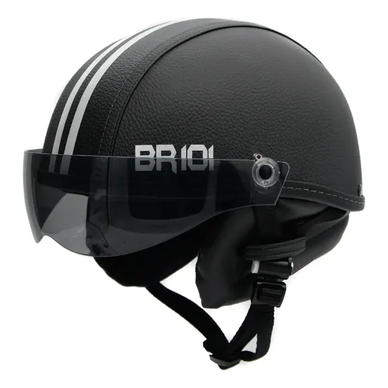 Capacete Coquinho Scooter Bike Moto Elétrica - Viseira Fume — foto 2