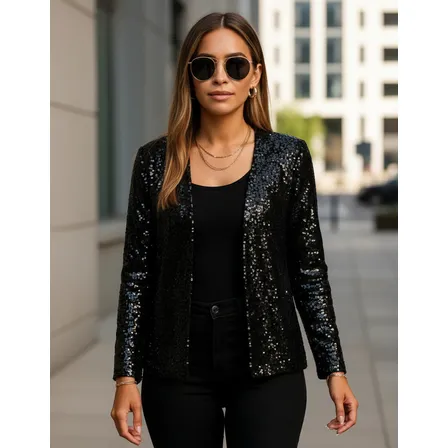 Casaquinho Paete Luxo Festa Temos Plus Size