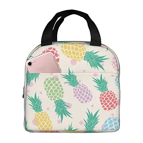 Echoserein Colorful Pineapples Almuerzo Caja De Q4syb
