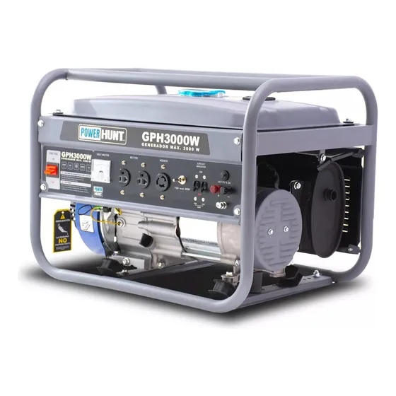 Generador Portatil 3000w Monofásico Power Hunt 6.5hp Gasol