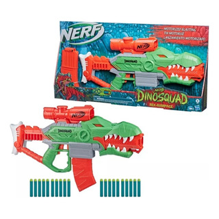 Lanzador Nerf Dinosquad Rex-rampage Motorizado Con 20 Dardos Lanzador Nerf Dinosquad Rex-rampage Motorizado Con 20 Dardos