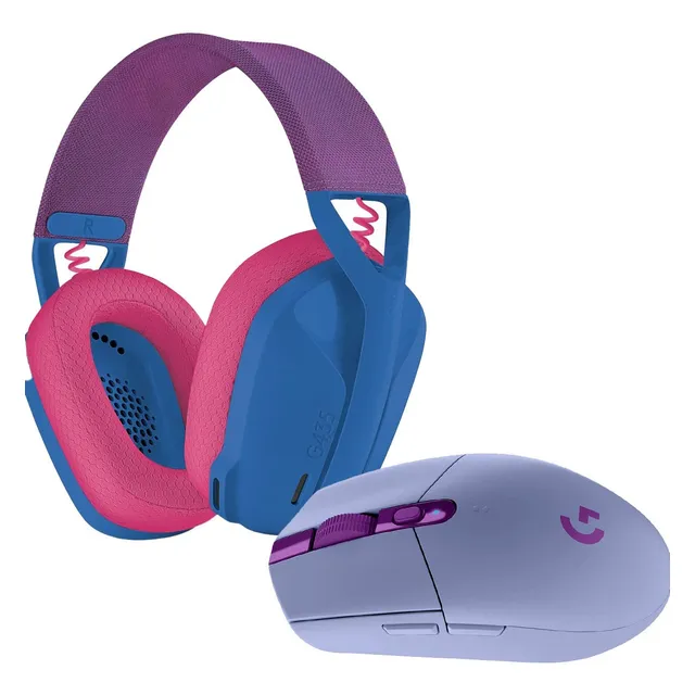 Combo Gaming Logitech G435 + G305 Inalámbrico Lila