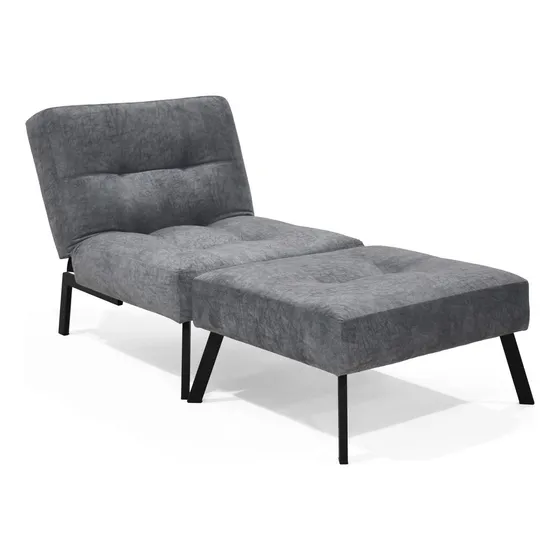 Sofá Cama Reclinable Togo 1 Puesto Color Gris Diseño de la tela Sky