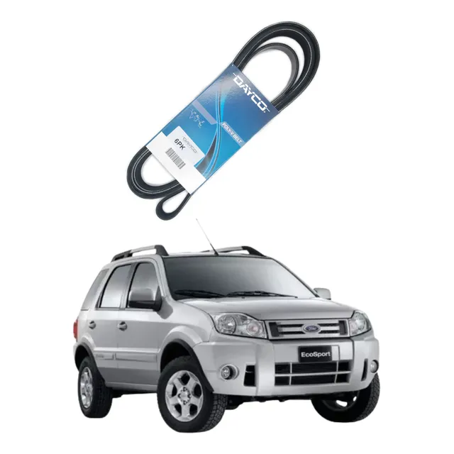 Poly V Ecosport 1.6 8v Zetec Rocam 2003 2004 2005 2006 2007