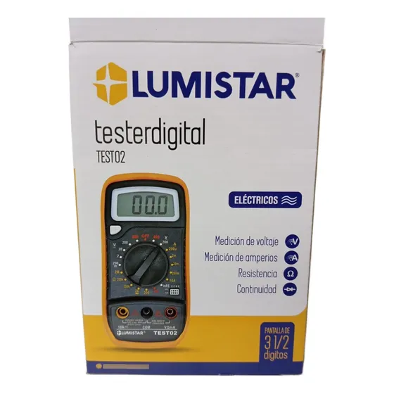 Multímetro Digital Marca Lumistar Testo2