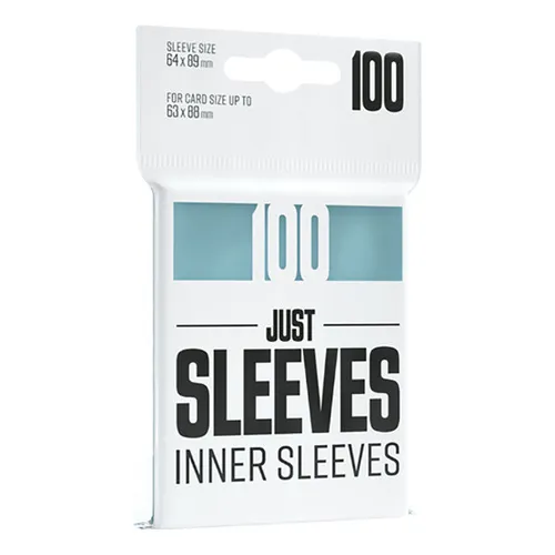 Gamegenic: Just Sleeves Inner Sleeves Clear 100 Unidades