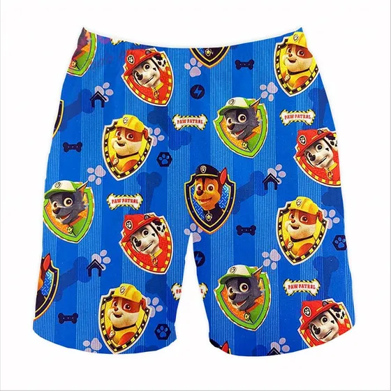 Short Paw Patrol Pantaloneta Para Niños Y Jovenes