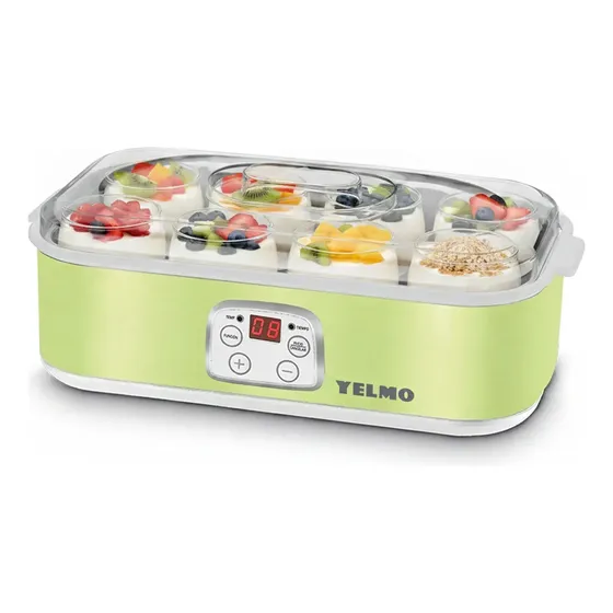 Yogurtera Yelmo Yg-1708v Yogurt Griego 8 Jarros 1,4 Litros