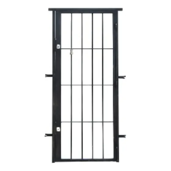 Puerta Reja Varilla 12mm De 85 X 205 Color Negro