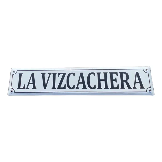 Carteles Tranquera Campo Chapa Enlozada 50 X 10 Cm
