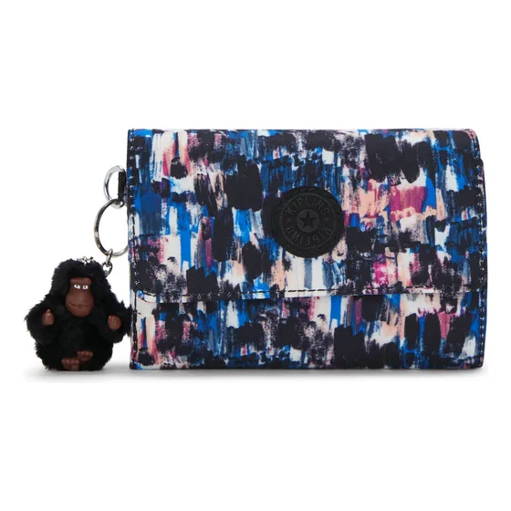 Cartera Kipling Pixi Color Brush Strokes 100% Original