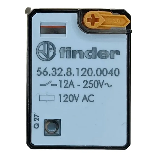 Relevador Finder 56.32, 120v 12a 8 Pines