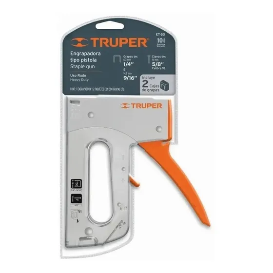 Grapadora-clavadora Industrial 6-14mm 500 Grapas Truper
